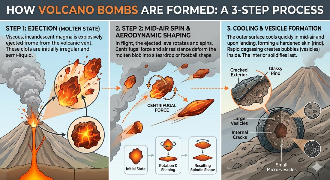 Nature’s Molten Artillery: The Volcanic Bomb