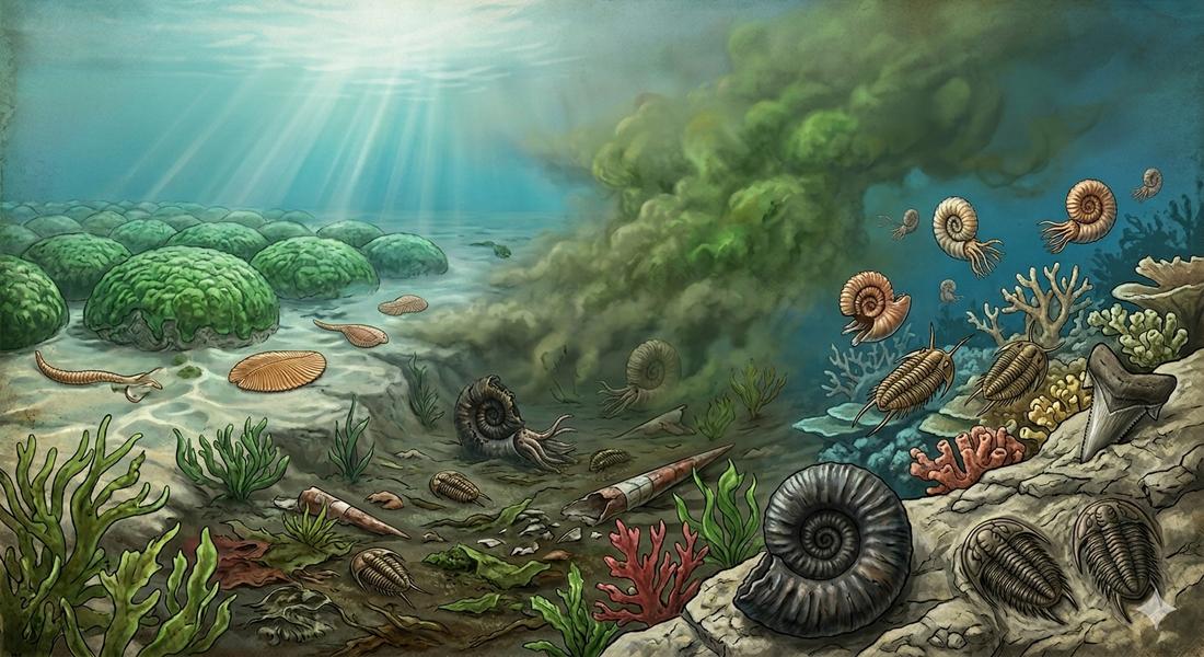 The Two Faces of Ancient Algae: Life-Giver and Mass Extinguisher